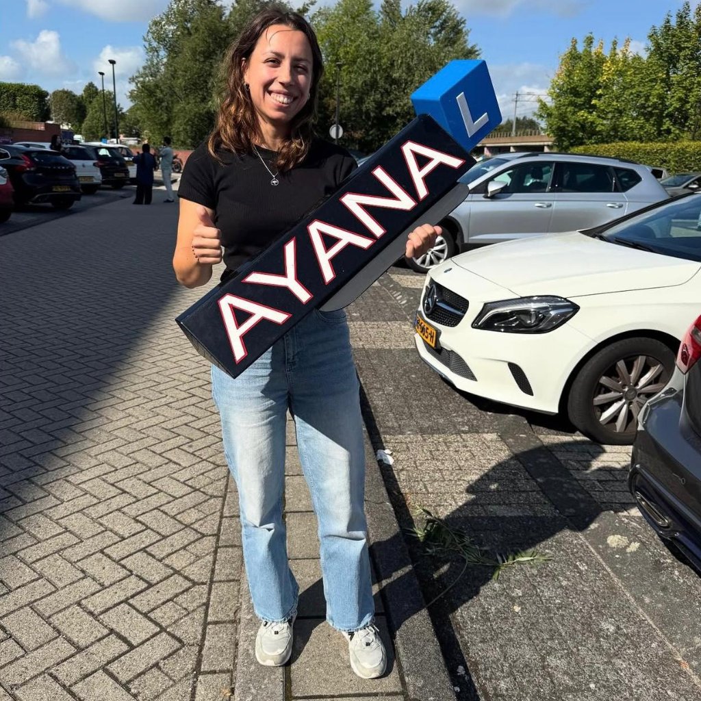 Geslaagde leerling Autorijschool Ayana Amsterdam